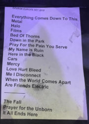 Roskilde Setlist